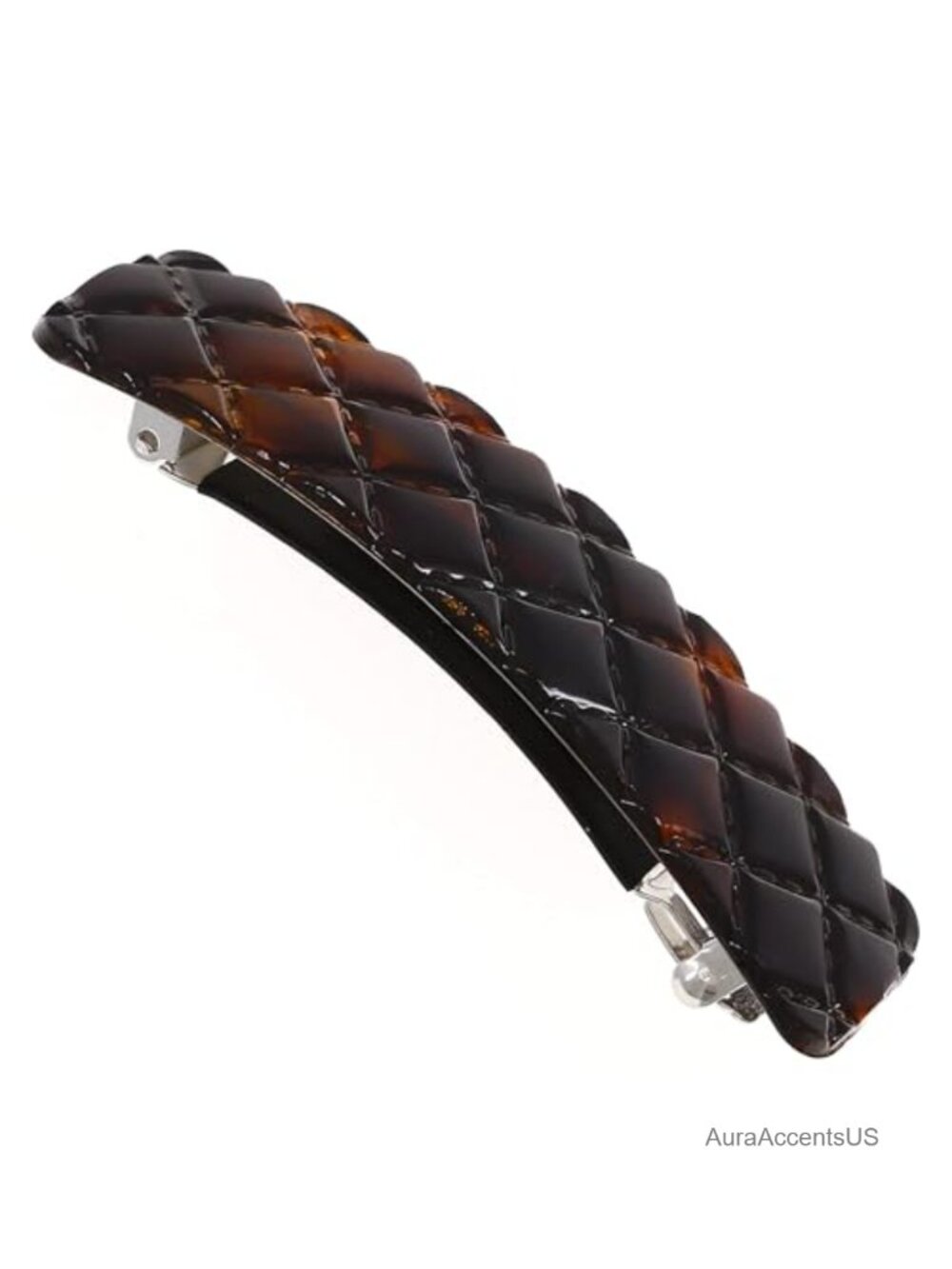 French Hair Barrette Clip, Cellulose Acetate, Strong Hold, Women's Hair